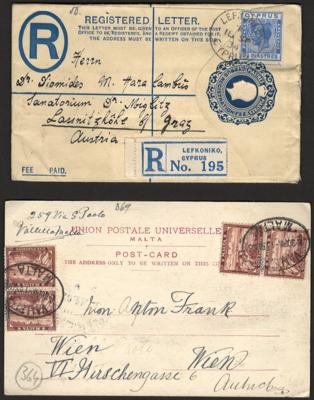 Poststück/Briefstück - Partie Poststücke div. Europa, - Známky a pohlednice