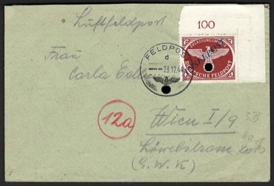 Poststück - D. Feldpost WK II - Nr. 10B - Známky a pohlednice