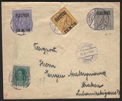 Poststück - Flieger - Kurierlinie - Stamps and postcards