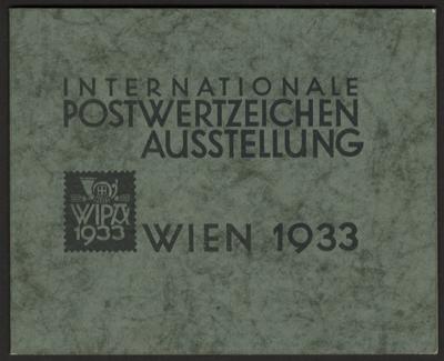 Poststück - Originalmappe zum WIPABLOCK in schöner Bedarfserh., - Známky a pohlednice