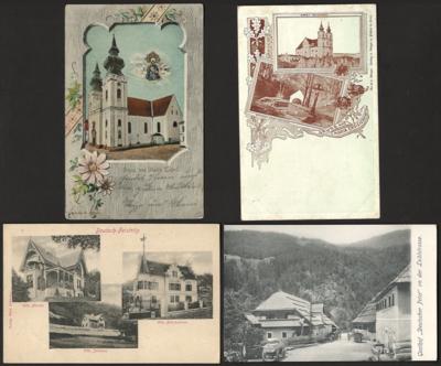 Poststück - Partie AK div. Österr. u.a. mit Gaaden, - Briefmarken und Ansichtskarten