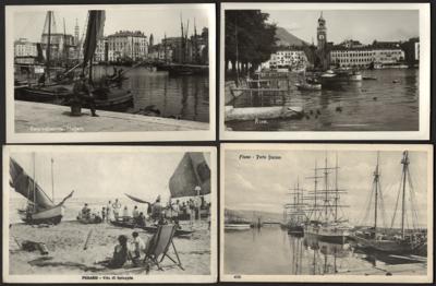 Poststück - Partie Motivkarten "Boote und Schiffe" u.a. aus Lissinpiccolo, - Známky a pohlednice