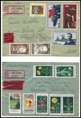 Poststück - Sammlung Schmuck FDCs Niederlande 1952/1964 u. mod. DDR FDCs, - Známky a pohlednice