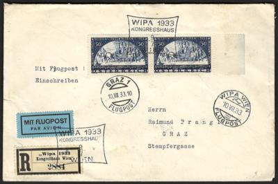Poststück - WIPA glatt im waagrechten - Stamps and postcards