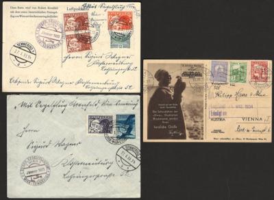 **/Briefstück - Partie Poststücke D.Reich mit etwas Österr. u. Ausland, - Francobolli e cartoline