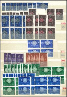 **/gestempelt - Europa - Motiv - Partie Gemeinschaftsausg. ab 1960, - Briefmarken und Ansichtskarten