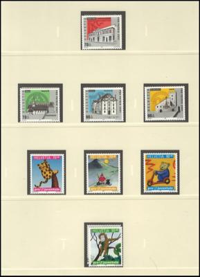 **/gestempelt - FRANKATURWARE Schweiz -Sammlung 1964/2001, - Briefmarken und Ansichtskarten