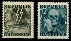 (*) - Österr. - BLITZ/TOTENKOPF nachgumm. mit Privatsignum, - Briefmarken und Ansichtskarten