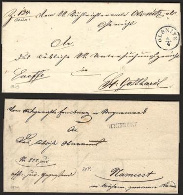 Poststück - Österr. - Partie Vorphila und Ex - offo - Briefe, - Stamps and postcards