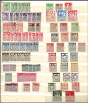.gestempelt/*/** - DDR u. Sowjetzone - Partie Dubl. ca. 1945/1990, - Stamps and postcards