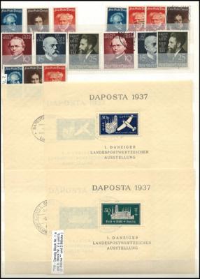 **/*/gestempelt - Partie div. Deutschland mit D. Bes. WK II, - Známky a pohlednice
