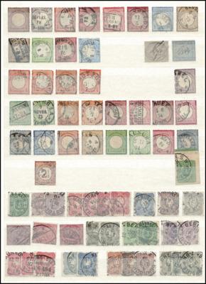 .gestempelt/*/**/(*) - Partie div. Deutschland mit D.Reich, - Stamps and postcards