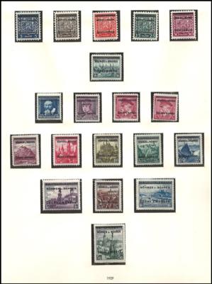 **/*/gestempelt - Sammlung D. Bes. WK II mit Gen. Gouv., - Stamps and postcards