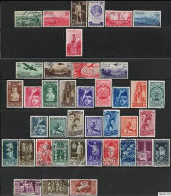 .gestempelt/*/**/(*) - Sammlung Italien ab ca. 1861 mit Dubl., - Briefmarken und Ansichtskarten