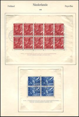 .gestempelt - Sammlung Niederlande 1852/1993, - Stamps and postcards