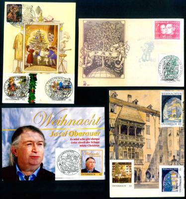 Poststück - Christkindl-Motivbelege mit passenden Frankaturen und Stempeln, - Známky a pohlednice