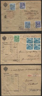 Poststück - Österr. Monarchie - Interess. Partie - Stamps and postcards