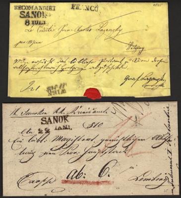 Poststück - Österr. Vorphila Galizien, - Briefmarken und Ansichtskarten