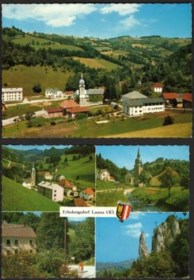 Poststück - Reichh. Partie Ansichtsund Motivkarten, - Briefmarken und Ansichtskarten
