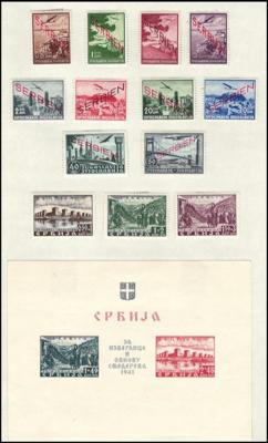 **/*/gestempelt - Partie Mitteleuropa mit Deutschland ab D.Reich - Schweiz - Liechtenstein - Ungarn, - Briefmarken und Ansichtskarten