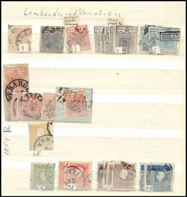 .gestempelt/* - Partie Österr. 1867/83, - Stamps and postcards