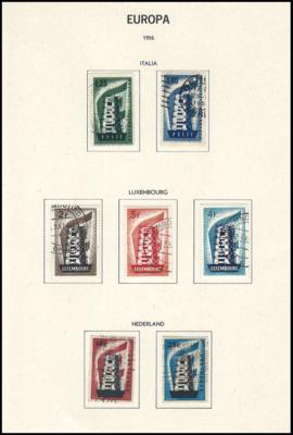 .gestempelt - Sammlung Europa Gemeinschaftsausgabe CEPT 1956/1995, - Francobolli e cartoline