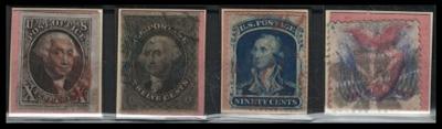 .gestempelt - USA Nr. 2 (repariert), - Briefmarken und Ansichtskarten