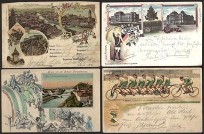 Poststück - Partie AK Graz mit etwas Umgebung u.a. Lithos, - Briefmarken und Ansichtskarten
