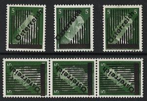 **/gestempelt - Kl. Partie Österr. 1945u.a. mit Nr. 668I x, - Briefmarken und Ansichtskarten