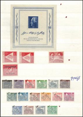 .gestempelt/*/** - Partie Dubl. D. Bes. Ausg., - Briefmarken und Ansichtskarten