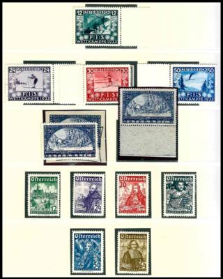 .gestempelt/*/** - Sammlung Österr. Ausg. 1850/1937 und etwas Lombardei etc. Portom., - Stamps and postcards