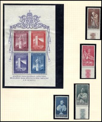 **/*/gestempelt - Sammlung Vatikan ab 1929, - Francobolli e cartoline