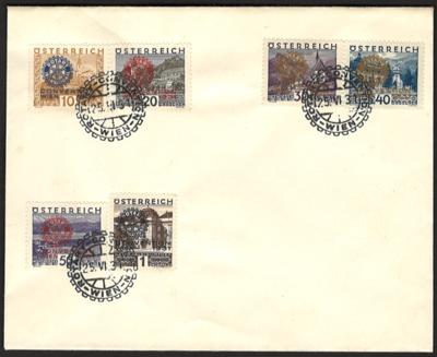 Poststück - Österr. Rotarier mit entsprechendem - Briefmarken und Ansichtskarten