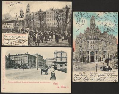 Poststück - Österr. über 25 alte AK - Briefmarken und Ansichtskarten