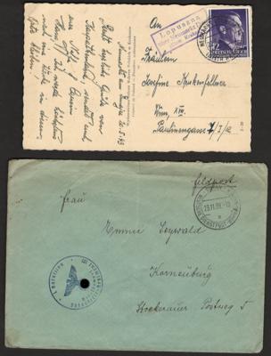Poststück - Partie Poststücke D. Bes. WK II Böhmen &  M. u. Gen. Gouv., - Stamps and postcards