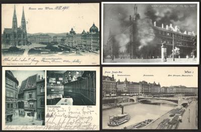PoststückPartie Ansichtskarten Wien, - Stamps and postcards