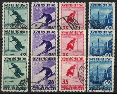 .gestempelt - FIS II (3 Sätze), - Stamps and postcards