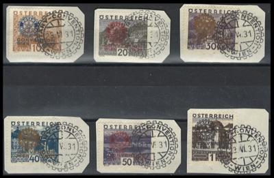 Briefstück - Österr. - Rotarier mit entsprechendem Sonderstmpel auf 6 Briefstück, - Stamps and postcards