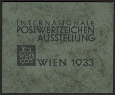 Österr. - Originalmappe für WIPABLOCK, - Briefmarken und Ansichtskarten