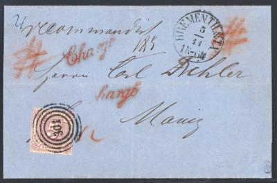 Poststück - altd. Staaten - Thurn - Briefmarken und Ansichtskarten