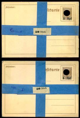 Poststück - Österr. I. Rep. - 12 Gr. Ganzsachen - Stamps and postcards