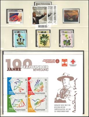 **/gestempelt - Österr. - EURO - NEUHEITEN (FRANKATURWARE) - Sammlung 2002/2010 - meist ** u. gestempelt gesammelt, - Briefmarken und Ansichtskarten