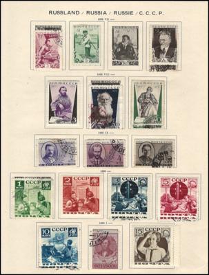 */gestempelt - Partie Rußland, - Stamps and postcards