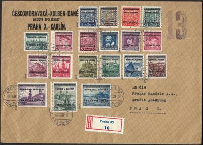 **/*/gestempelt/Poststück/Briefstück - Sammlung D. Bes. WK II mit Böhmen  &  M., - Briefmarken und Ansichtskarten