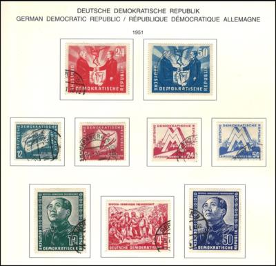 .gestempelt - Sammlung DDR 1949/1990, - Francobolli e cartoline