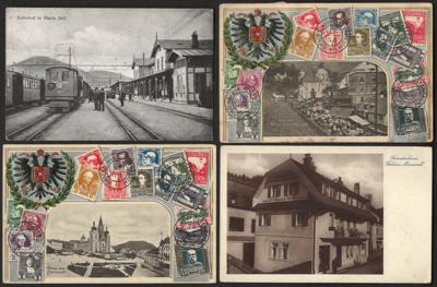 Poststück - Partie AK Mariazell mit Umgebung sowie MARIAZELLERBAHN, - Francobolli e cartoline