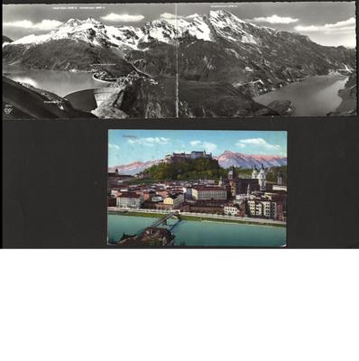 Poststück - Partie Ansichtskarten v. Salzburg Land u. Stadt meist 1. Rep., - Stamps and postcards