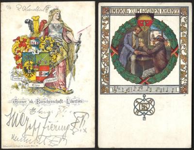 Poststück - Partie Motivkarten u.a. mit Schulverein - Frauen, - Francobolli e cartoline