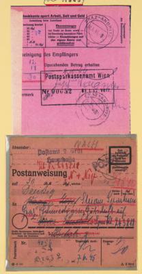 Poststück - Postanweisung expediert - Francobolli e cartoline