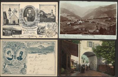 Poststück - Tiroler Ansichtskarten aus der Monarchie mit vielen attraktiven Motiven, - Známky a pohlednice